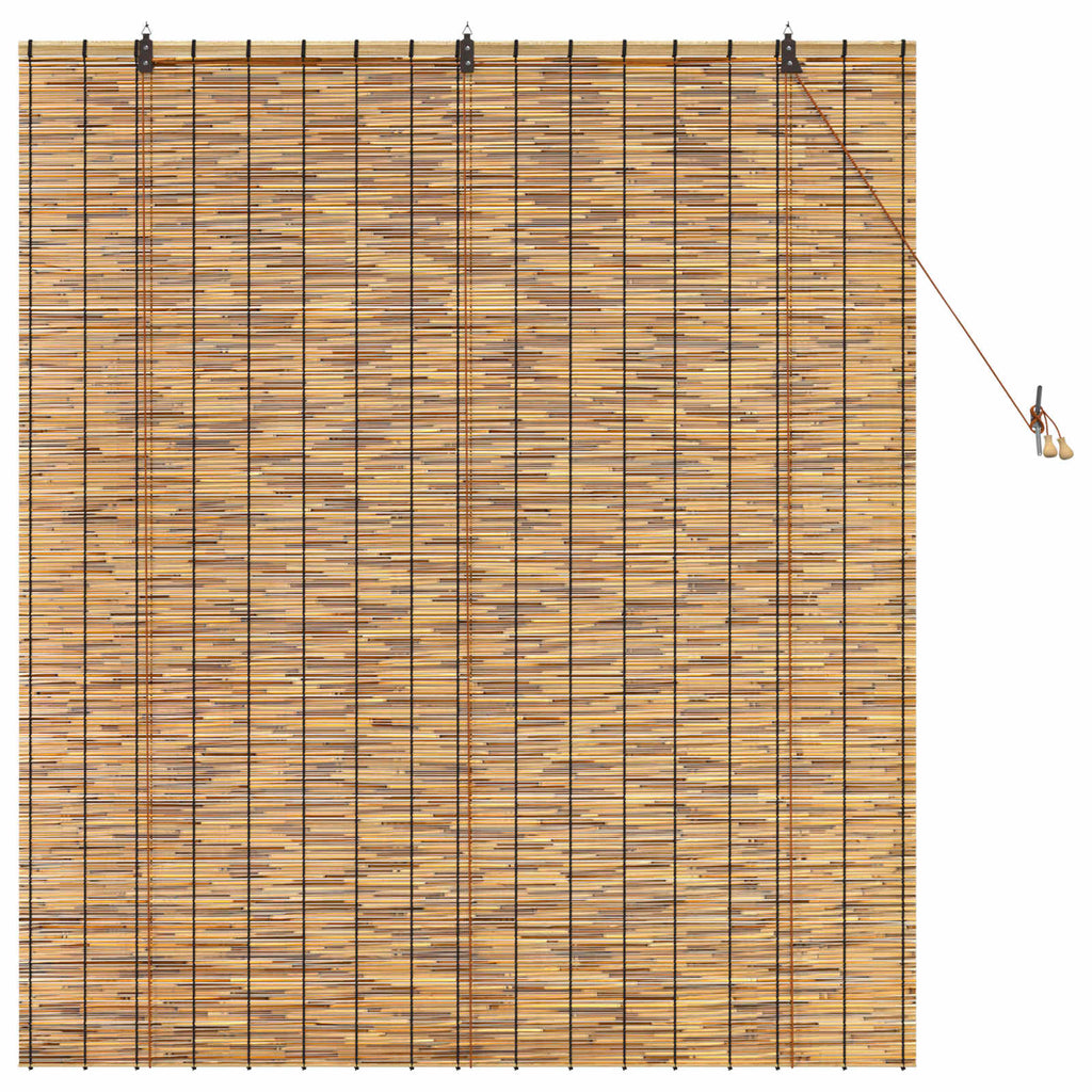 vidaXL Roleta brązowy 140 x 160 cm Trzcina