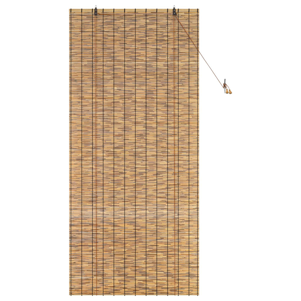 vidaXL Roleta brązowy 100 x 220 cm Trzcina