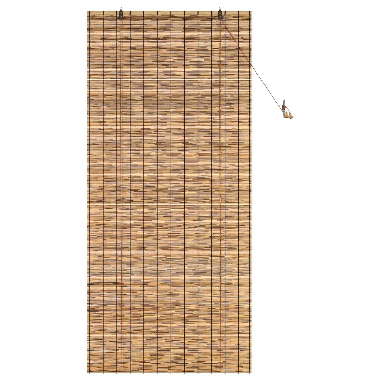 vidaXL Roleta brązowy 100 x 220 cm Trzcina