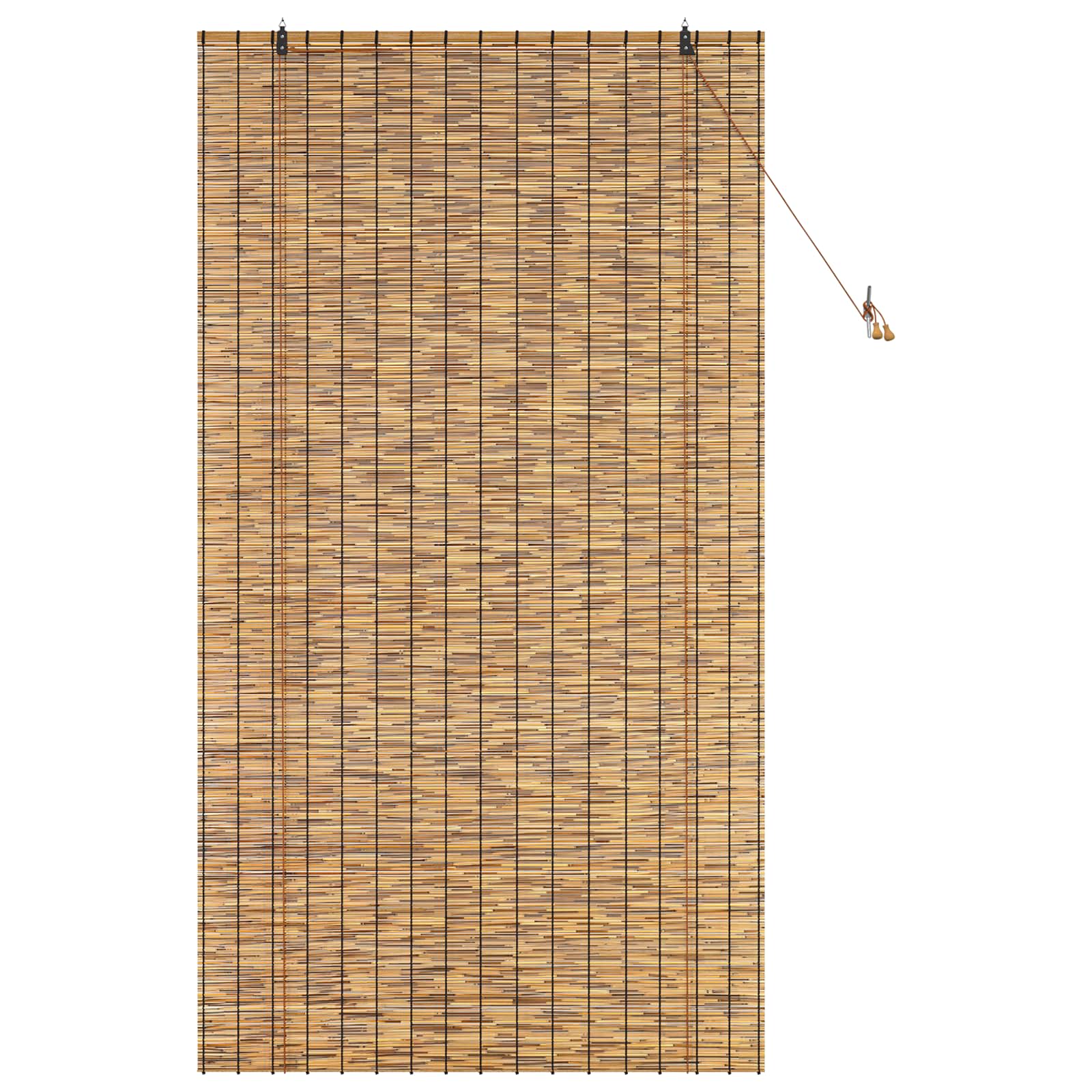 vidaXL Roleta brązowy 120 x 220 cm Trzcina