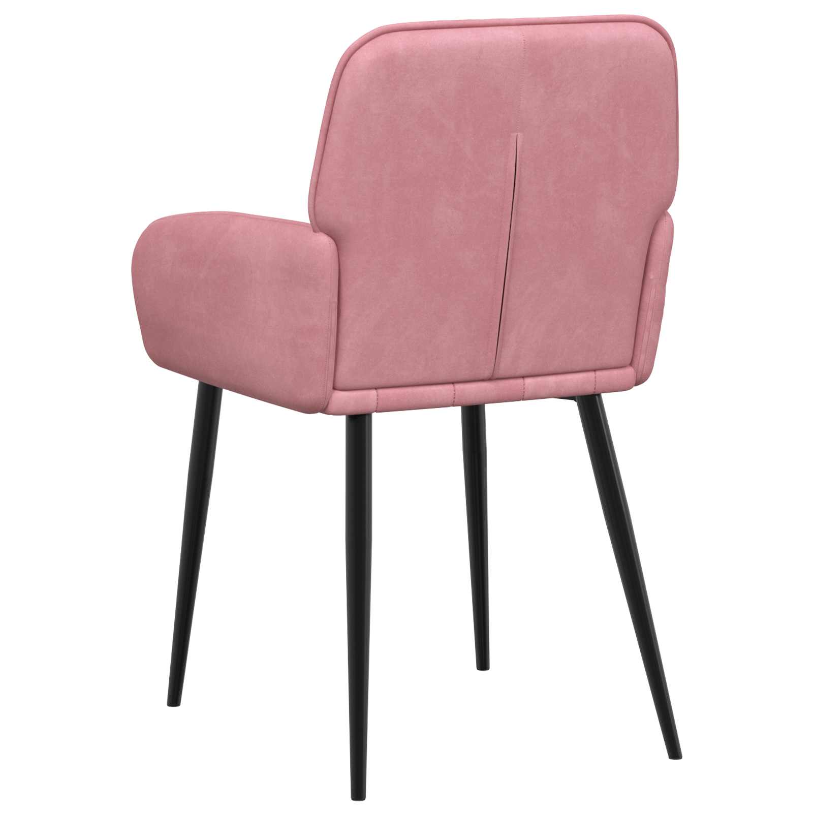 vidaXL Krzesła jadalne 2 pcs Welur różowy 57 x 50 x 85 cm