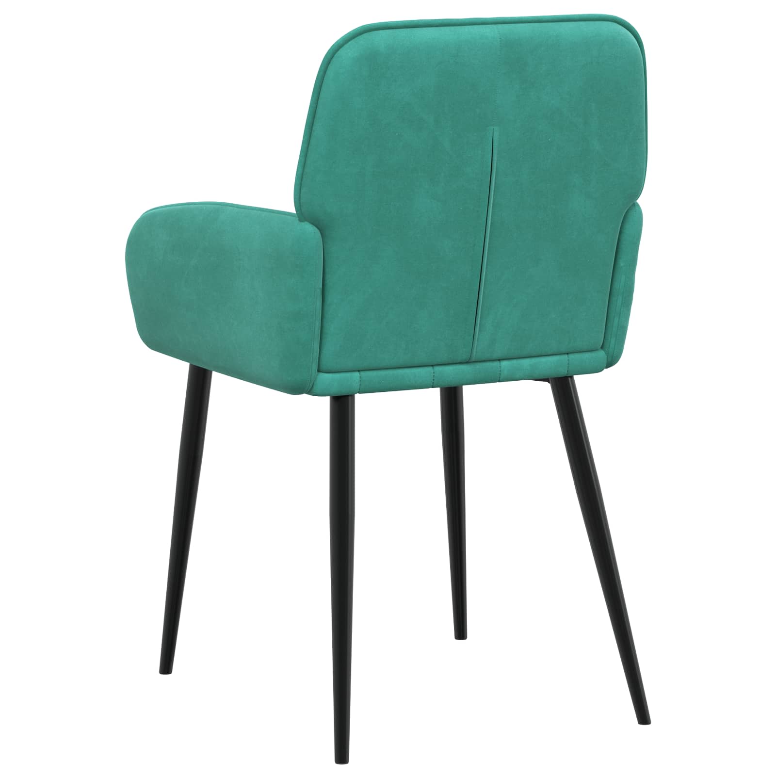 vidaXL Krzesła jadalne 2 pcs Welur Turkusowy 57 x 50 x 85 cm