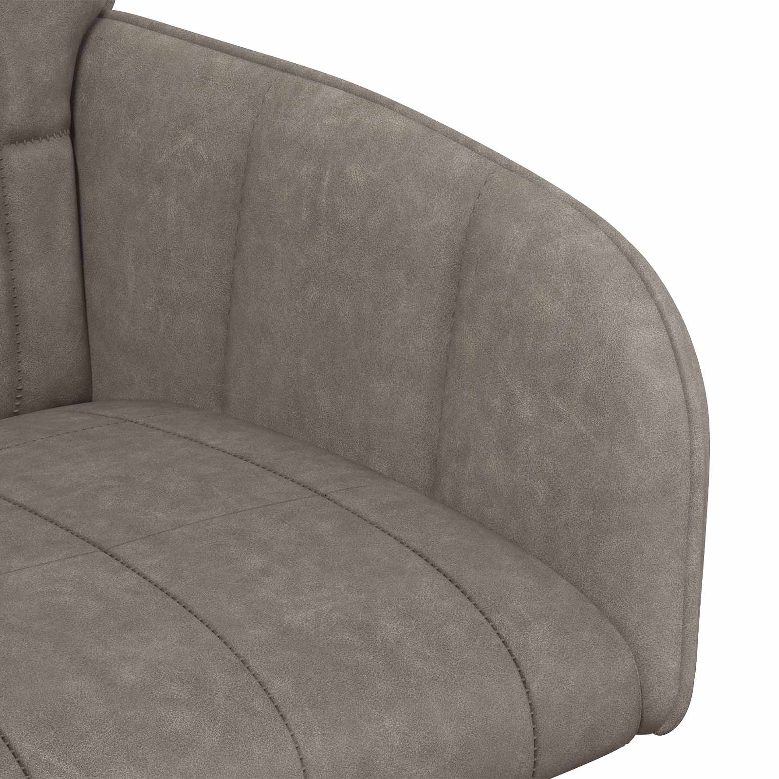 vidaXL Krzesła jadalne 2 pcs Ekoskóra Szary 57 x 50 x 85 cm