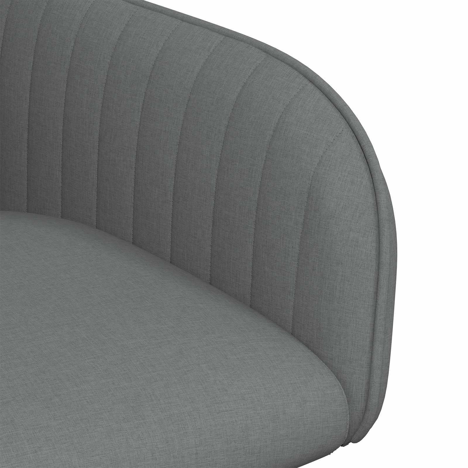 vidaXL Krzesła jadalne 2 pcs tkanina ciemnoszary 56,5 x 50 x 87,5 cm