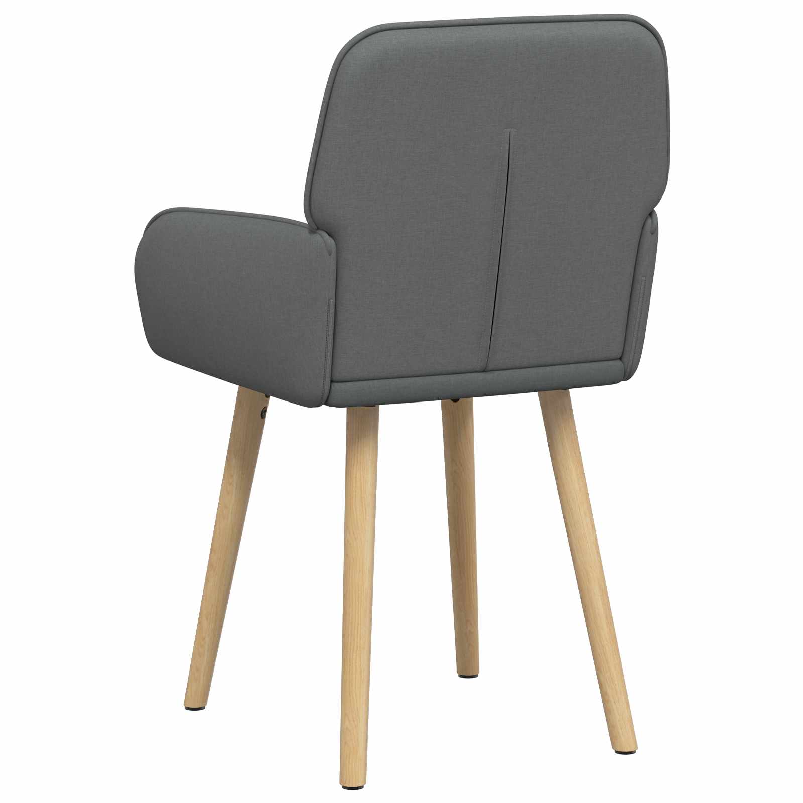 vidaXL Krzesła jadalne 2 pcs tkanina ciemnoszary 56,5 x 50 x 87,5 cm