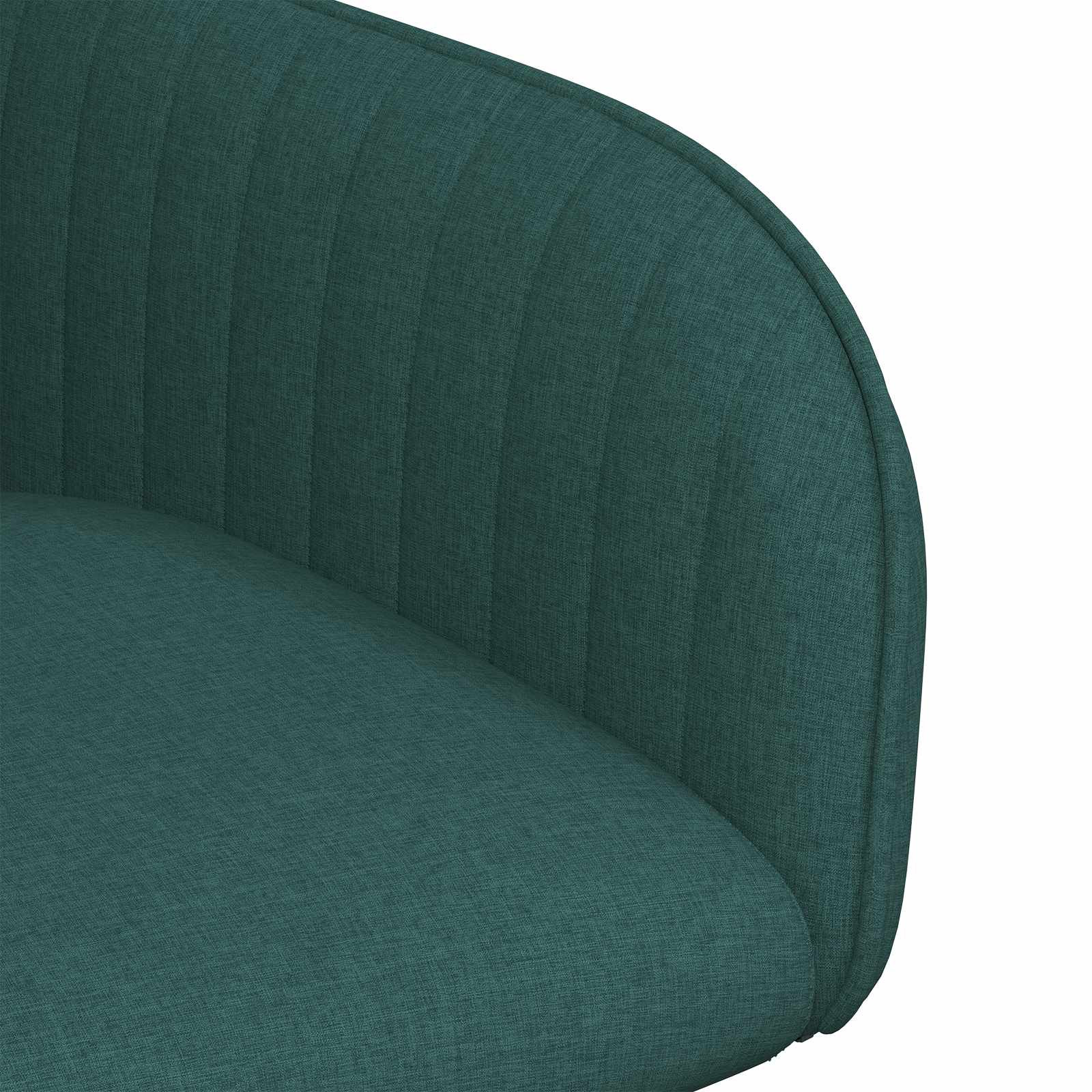 vidaXL Krzesła jadalne 2 pcs tkanina Ciemnozielony 56,5 x 50 x 87,5 cm