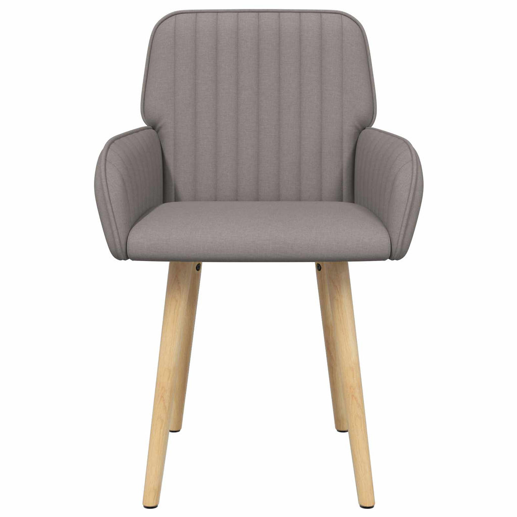 vidaXL Krzesła jadalne 2 pcs tkanina Ciemnoszary 56,5 x 50 x 87,5 cm