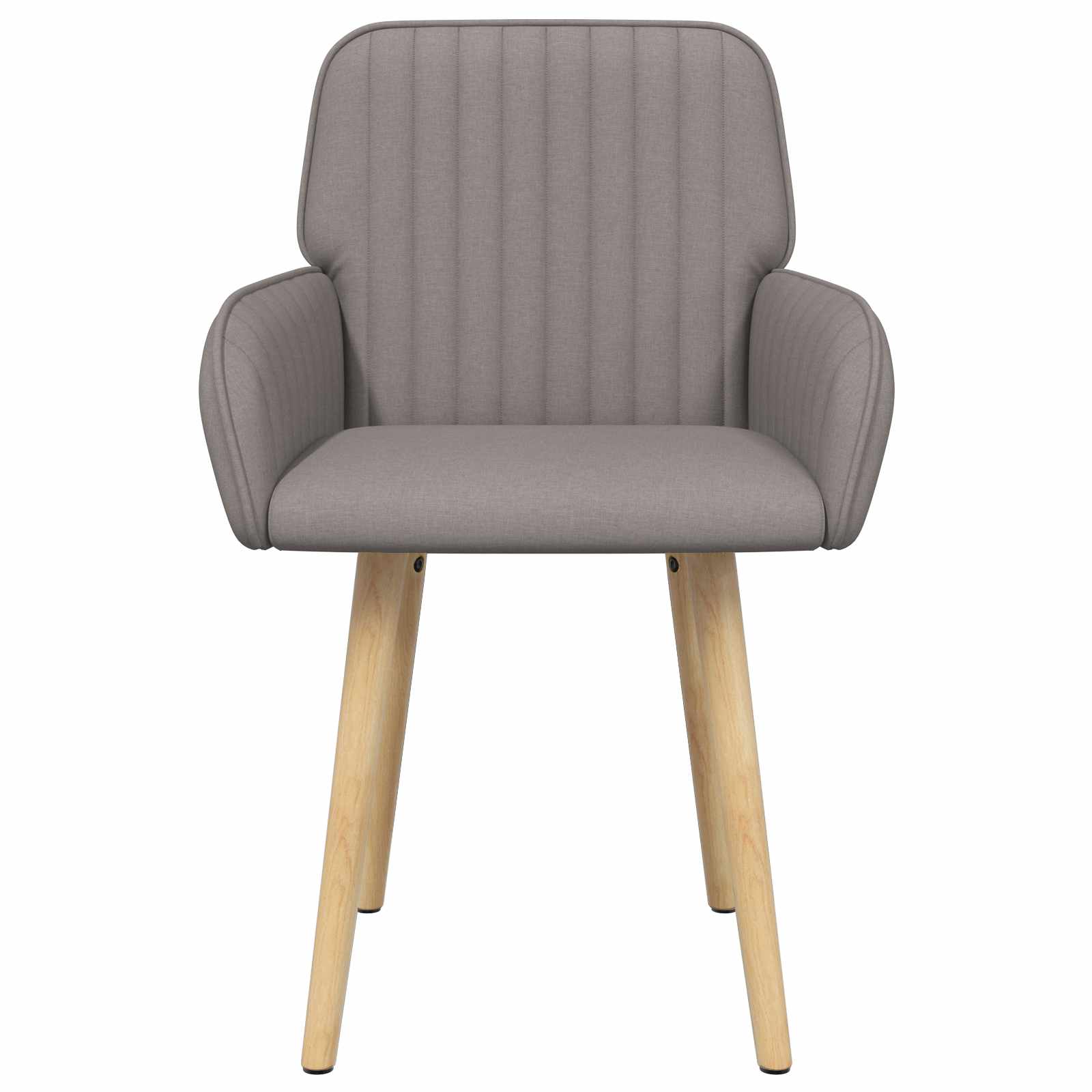 vidaXL Krzesła jadalne 2 pcs tkanina Ciemnoszary 56,5 x 50 x 87,5 cm