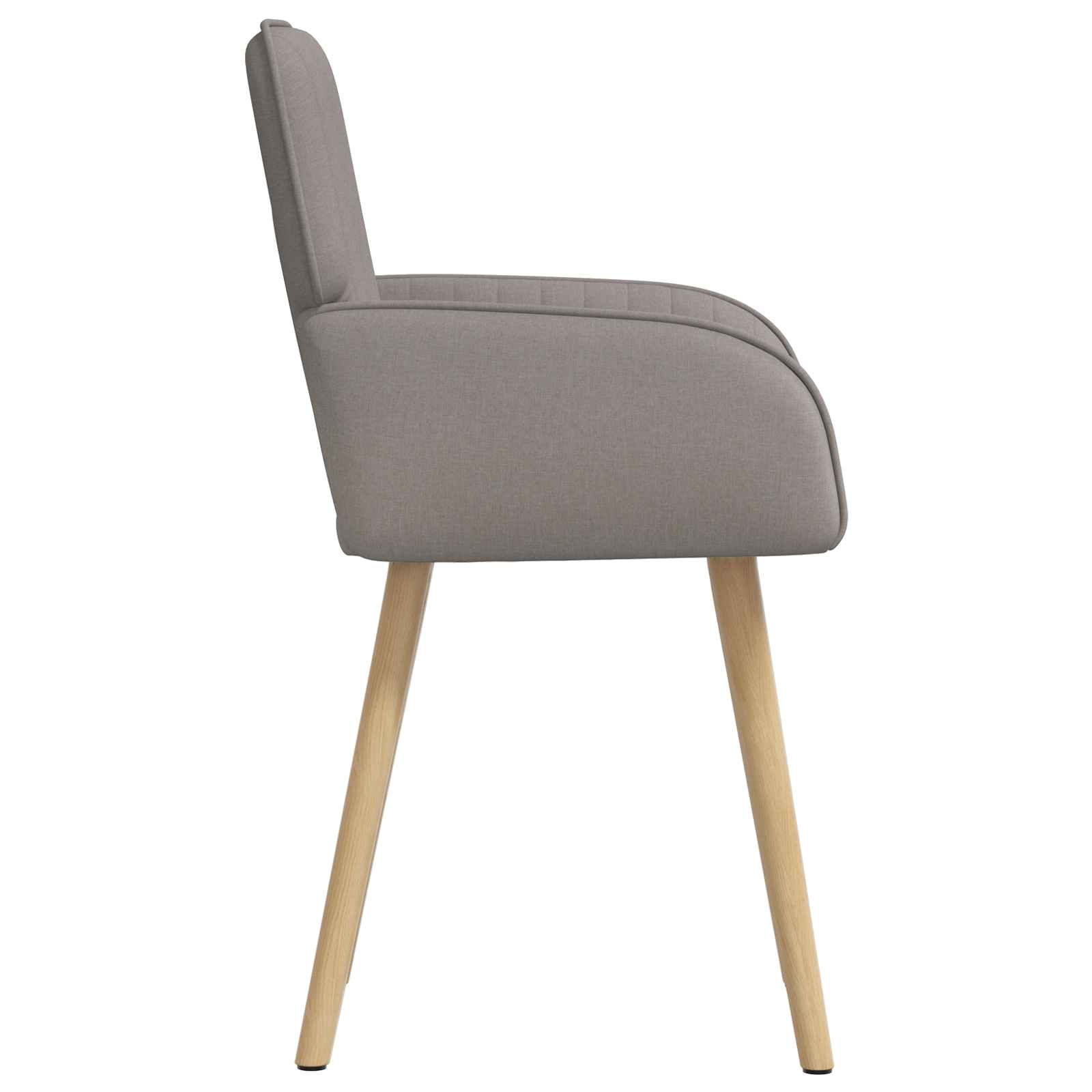 vidaXL Krzesła jadalne 2 pcs tkanina Ciemnoszary 56,5 x 50 x 87,5 cm