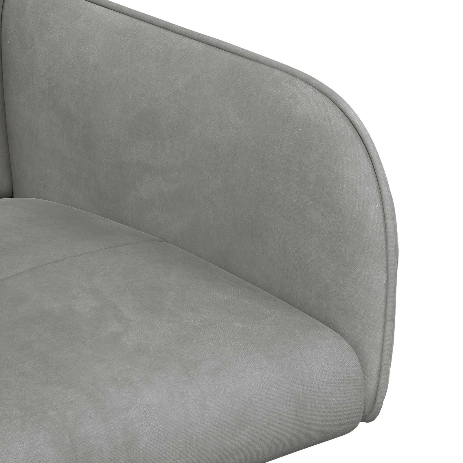 vidaXL Krzesła jadalne 2 pcs Welur jasnoszary 59 x 56,5 x 86 cm