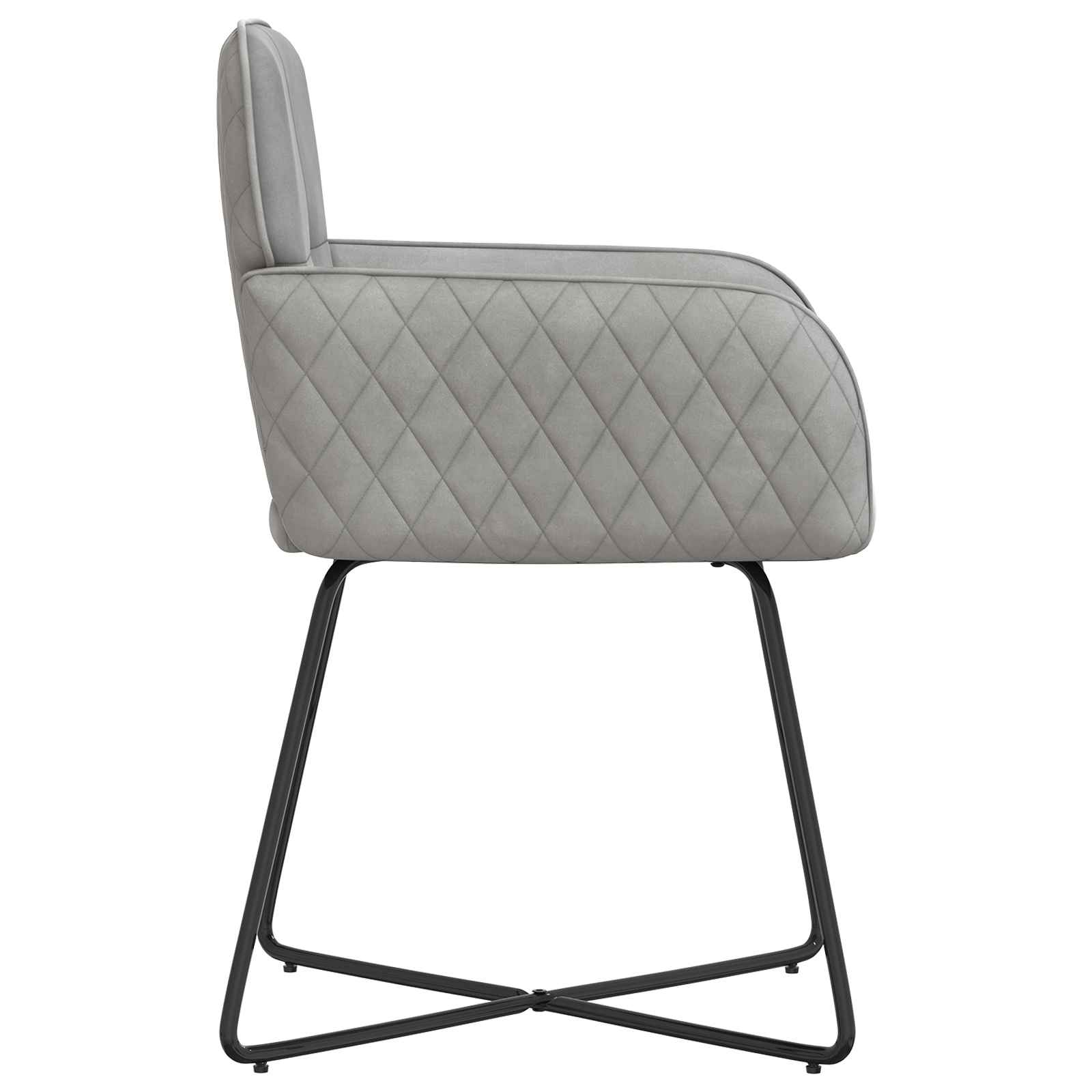 vidaXL Krzesła jadalne 2 pcs Welur jasnoszary 59 x 56,5 x 86 cm