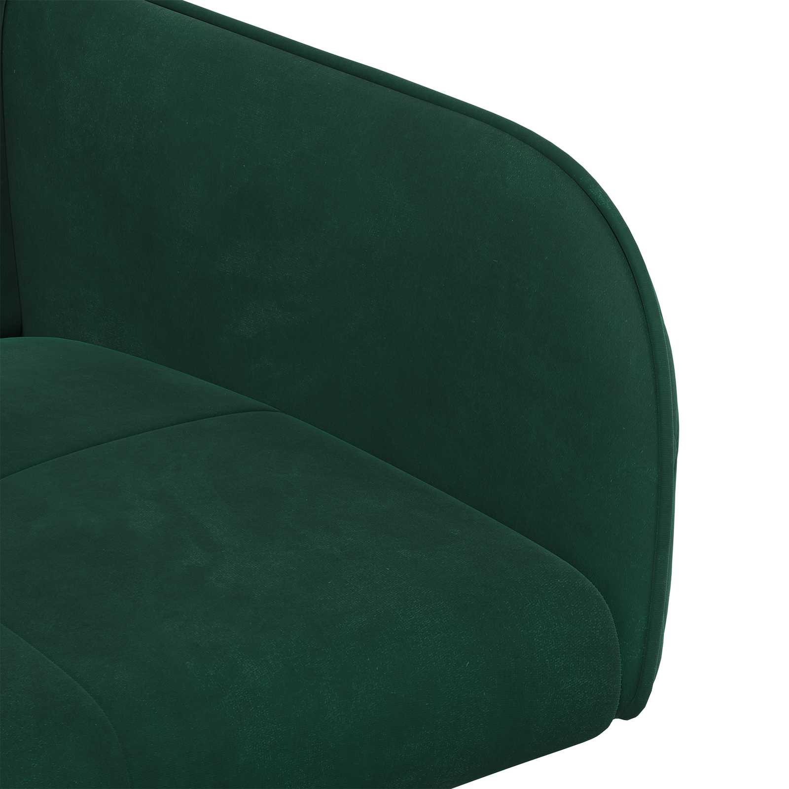 vidaXL Krzesła jadalne 2 pcs Welur Ciemnozielony 59 x 56,5 x 86 cm