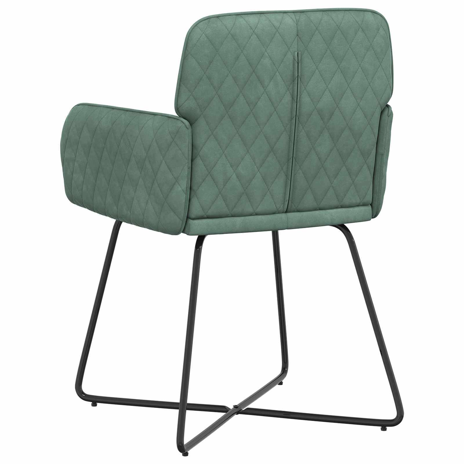 vidaXL Krzesła jadalne 2 pcs Welur Zielony morski 59 x 56,5 x 86 cm