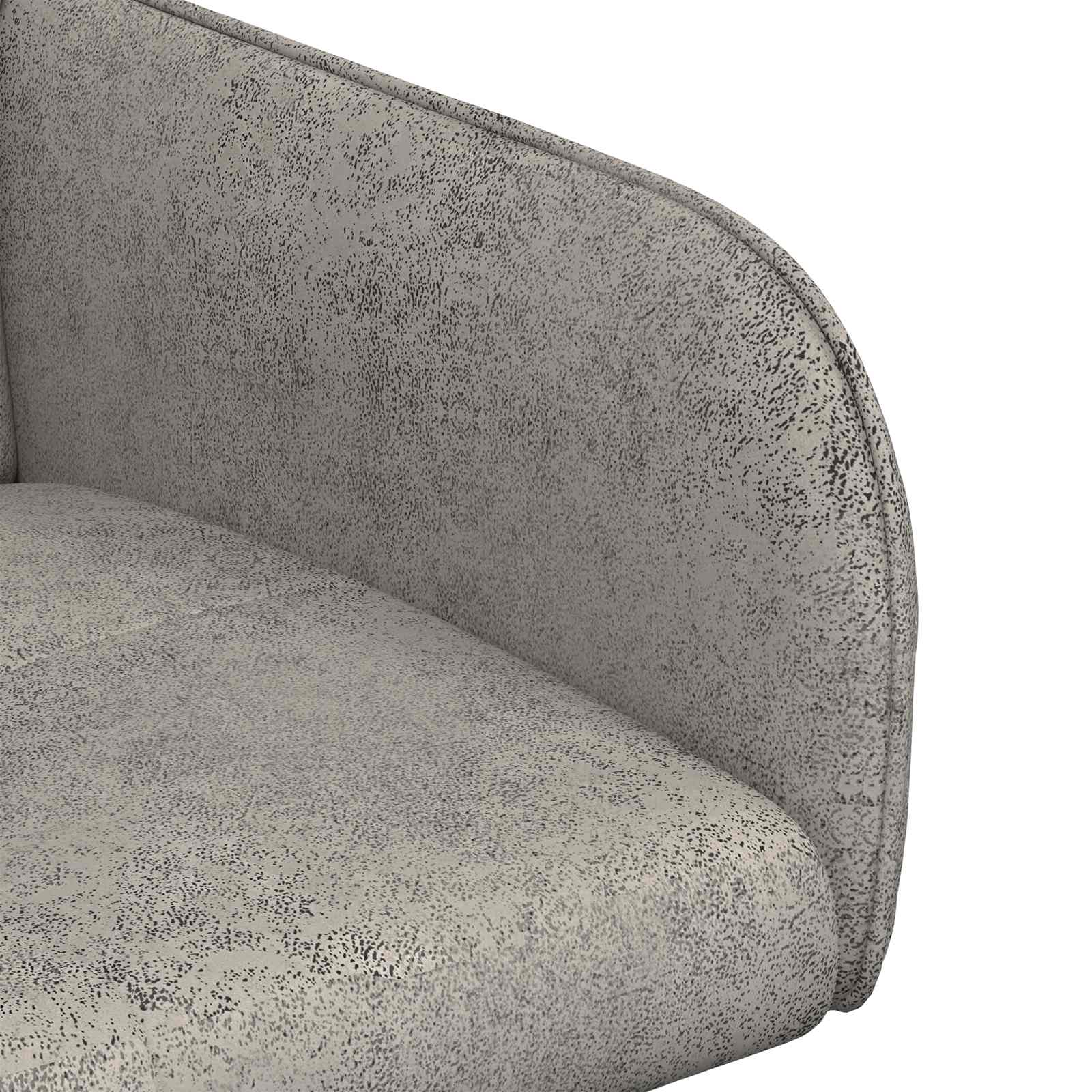 vidaXL Krzesła jadalne 2 pcs Skóra zamszowa jasnoszary 59x56,5x85cm