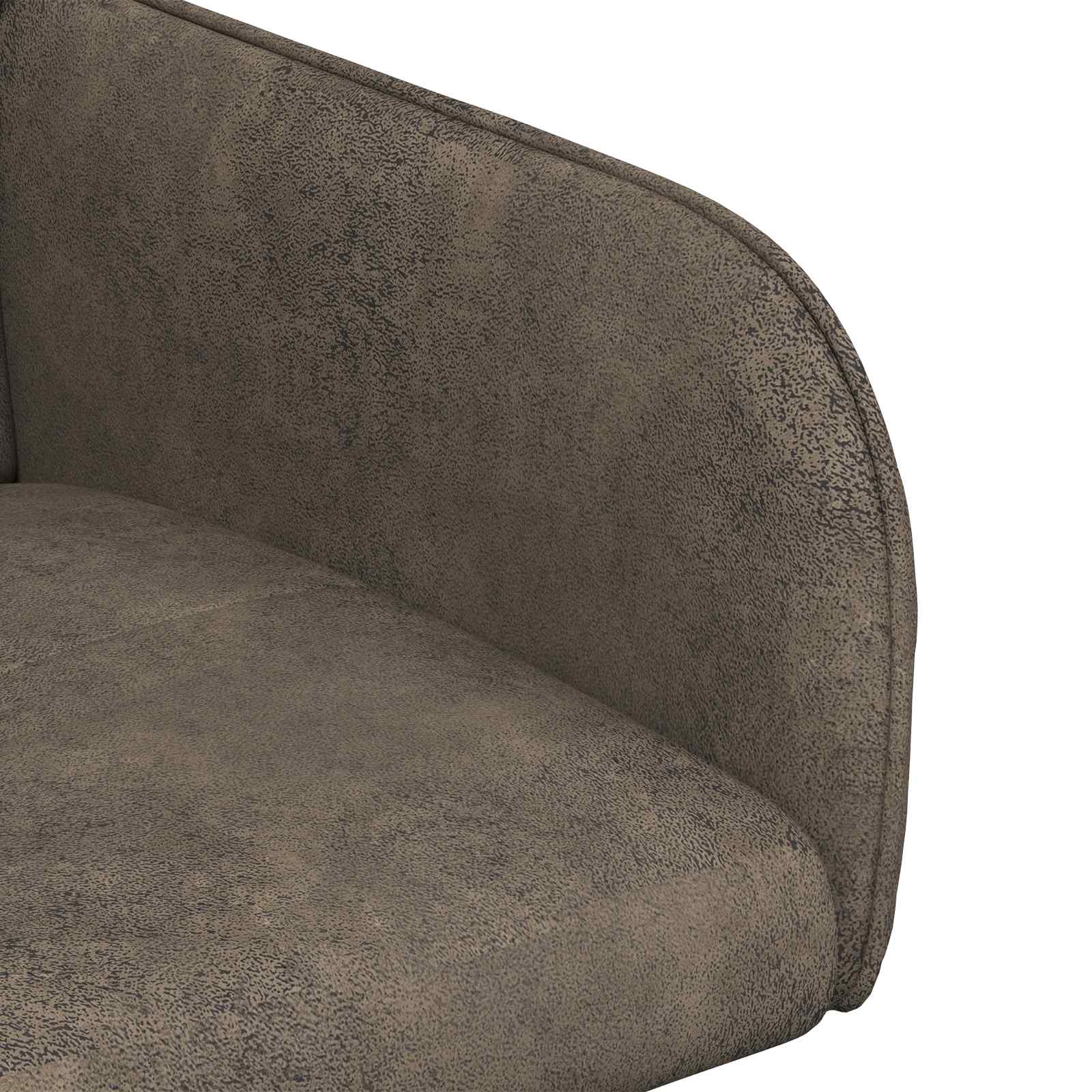 vidaXL Krzesła jadalne 2 pcs Skóra zamszowa ciemnoszary 59x56,5x85cm