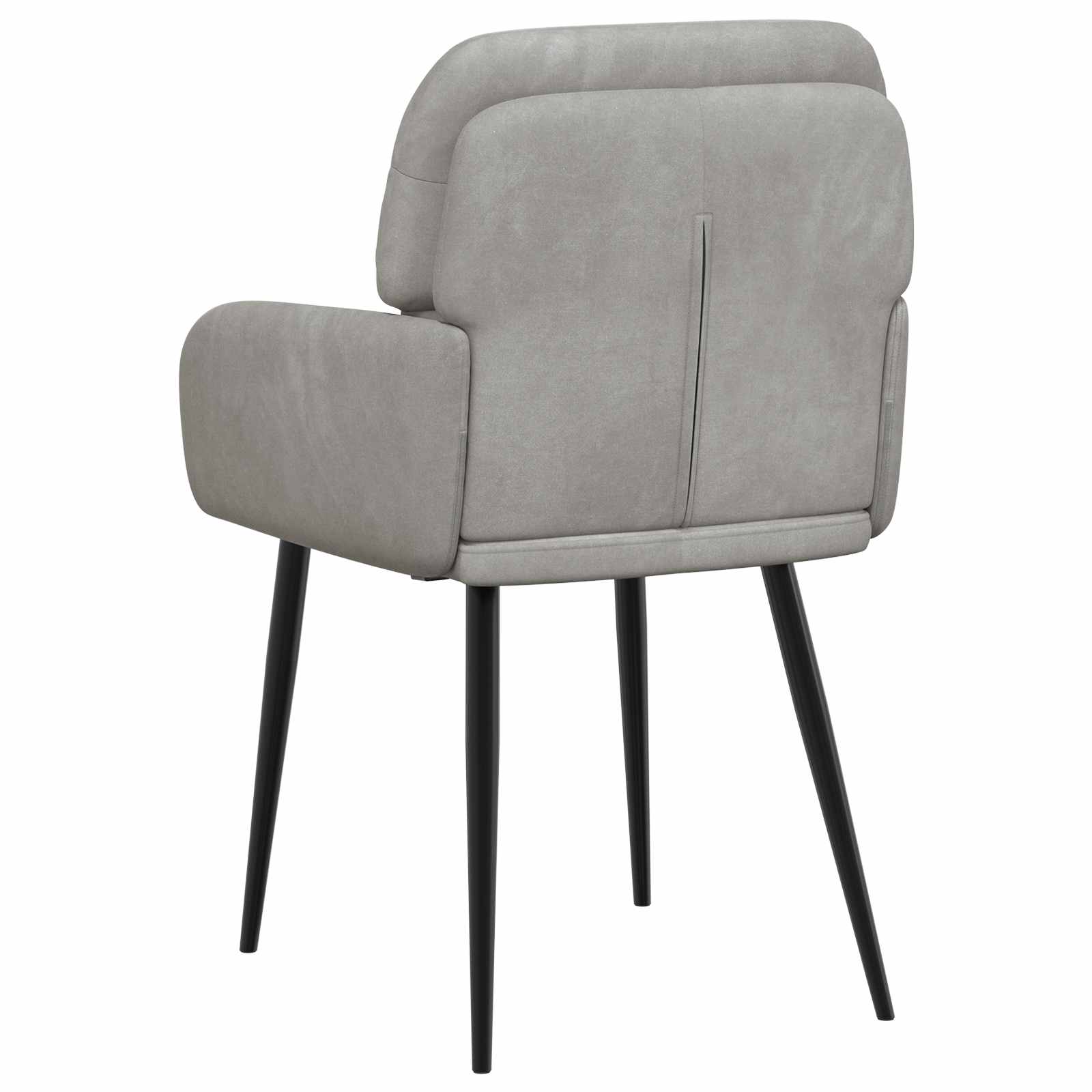 vidaXL Krzesła jadalne 2 pcs Welur jasnoszary 59 x 59,5 x 90 cm