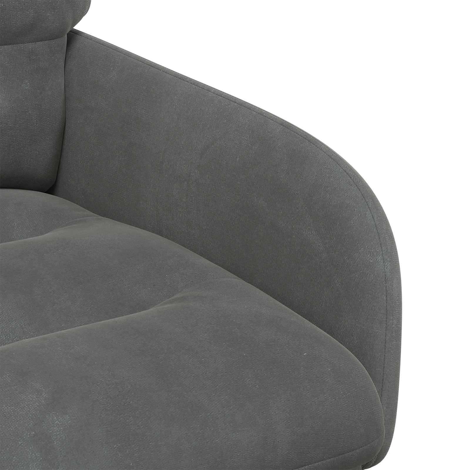 vidaXL Krzesła jadalne 2 pcs Welur ciemnoszary 59 x 59,5 x 90 cm