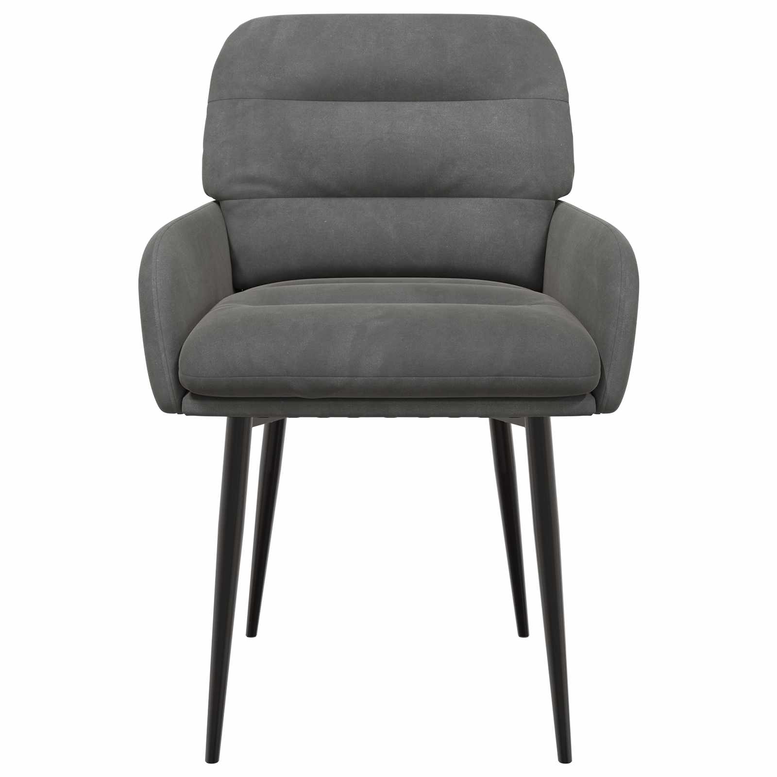 vidaXL Krzesła jadalne 2 pcs Welur ciemnoszary 59 x 59,5 x 90 cm