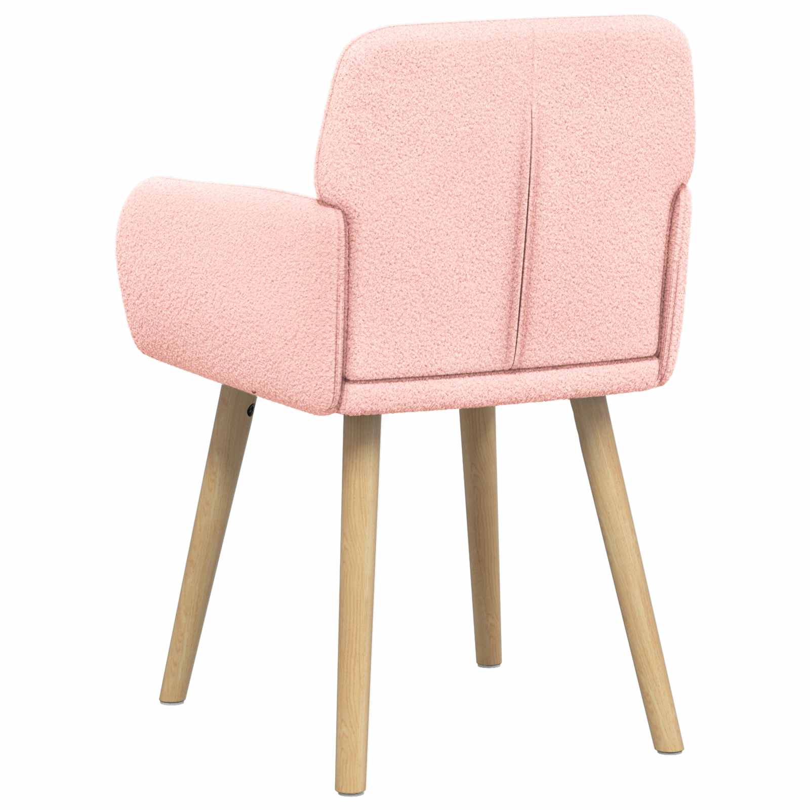 vidaXL Krzesła jadalne 2 pcs Bouclé różowy 59 x 57 x 85 cm