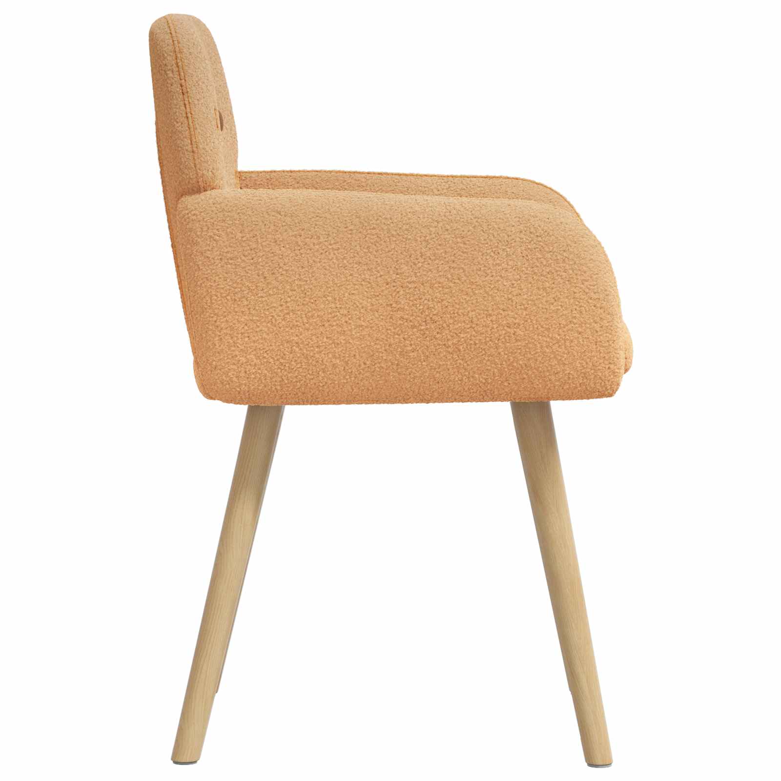 vidaXL Krzesła jadalne 2 pcs Bouclé Beżowy 59 x 57 x 85 cm