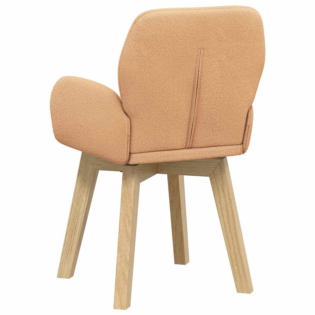 vidaXL Obrotowe krzesła jadalniane 2 pcs Bouclé Beżowy 54 x 58 x 87 cm