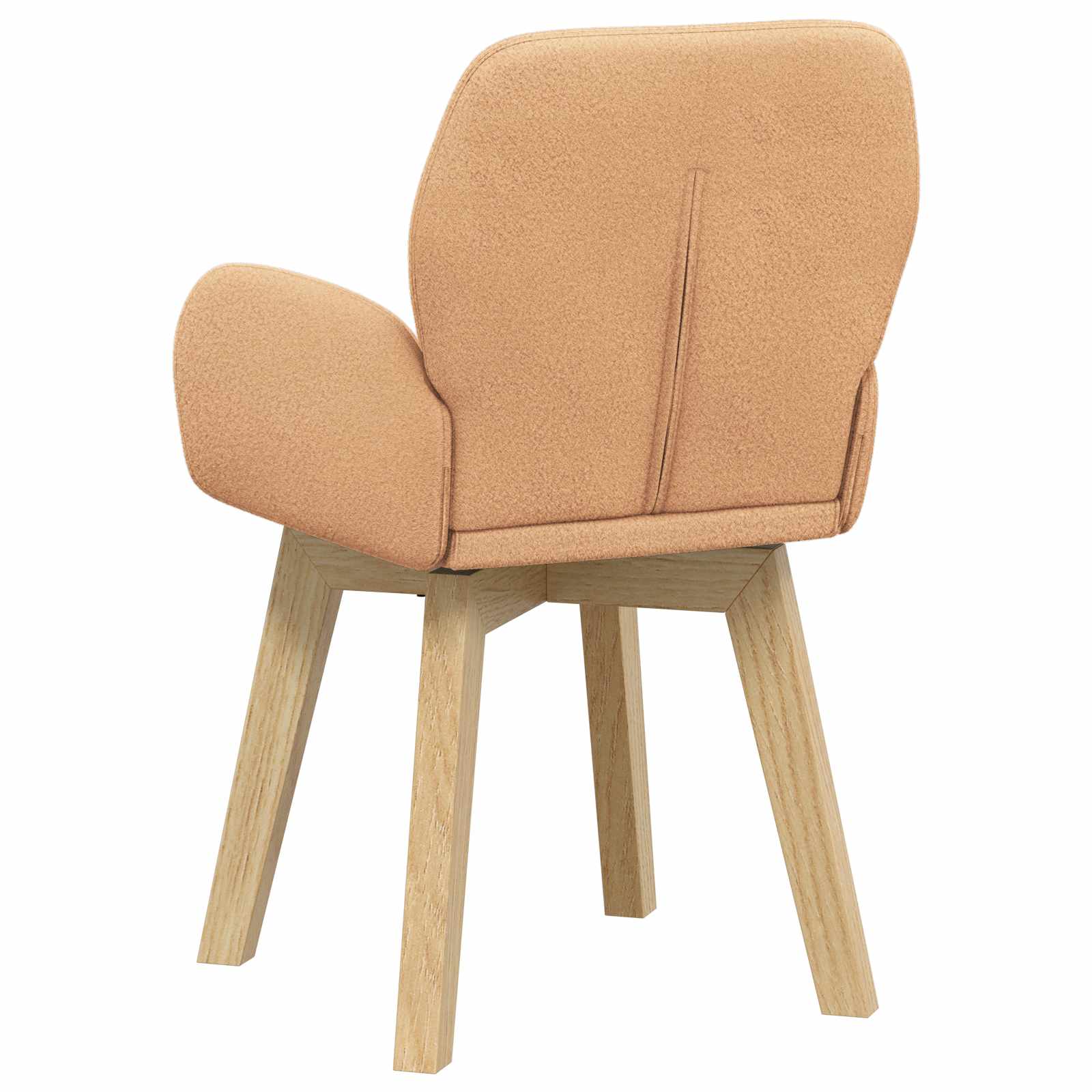 vidaXL Obrotowe krzesła jadalniane 2 pcs Bouclé Beżowy 54 x 58 x 87 cm