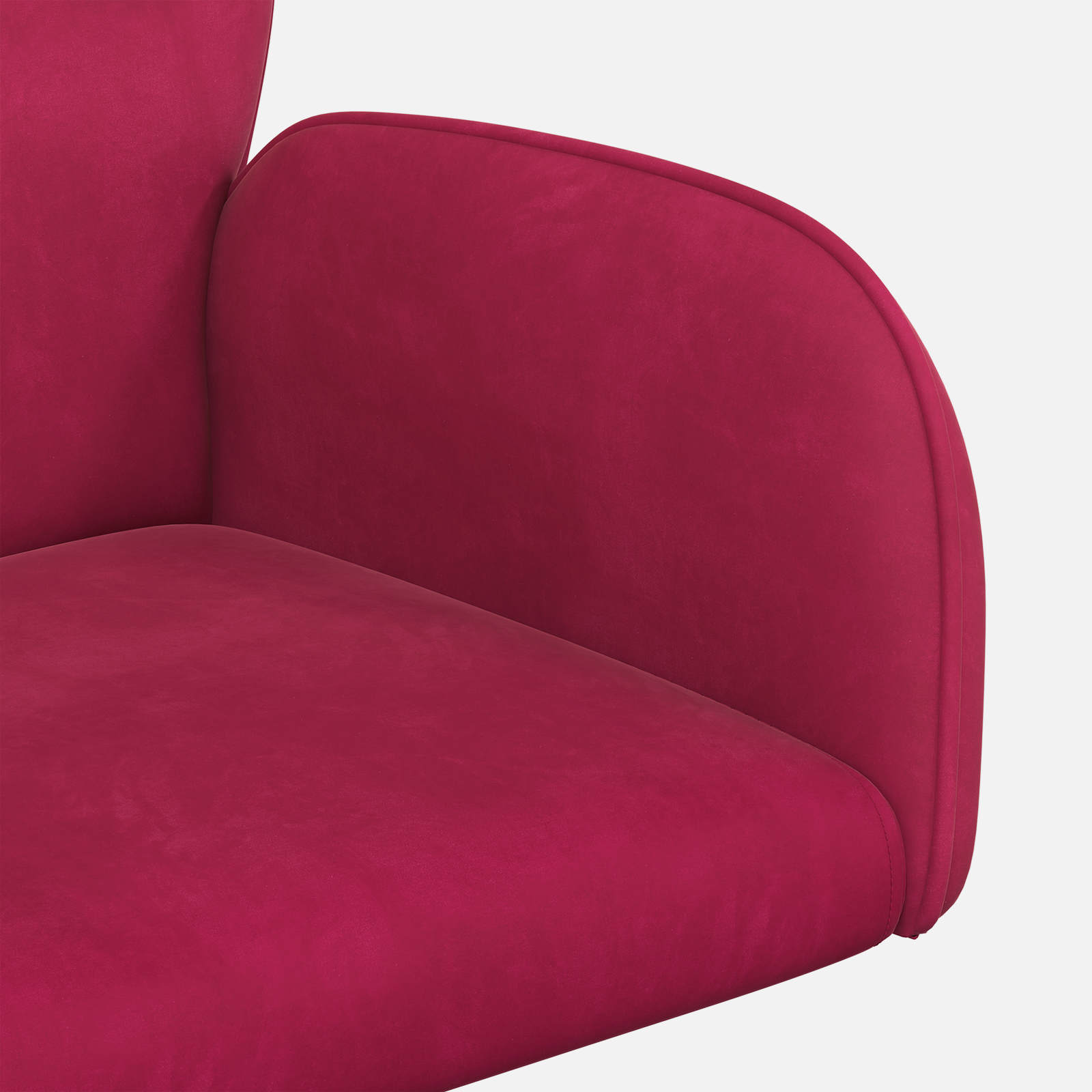 vidaXL Obrotowe krzesło biurowe 54 x 55 x 90 cm Czerwone wino Welur
