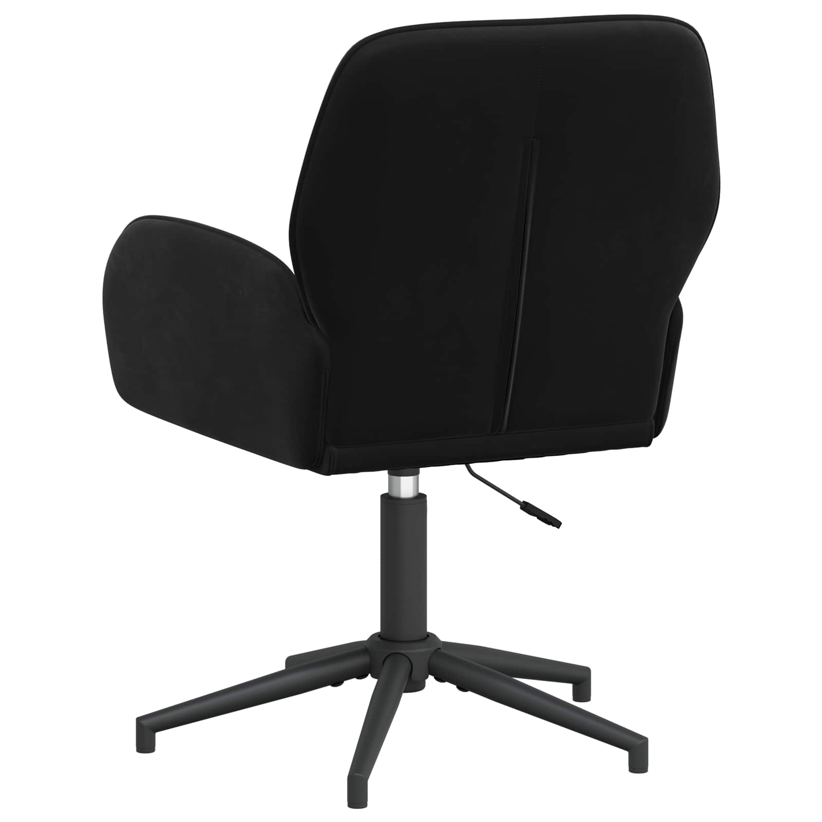 vidaXL Obrotowe krzesło biurowe 54 x 55 x 90 cm Czarny Welur