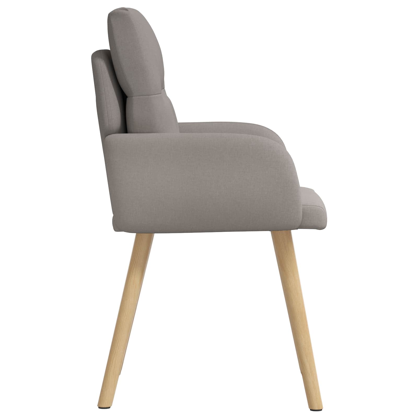 vidaXL Krzesła jadalne 2 pcs tkanina Ciemnoszary 60 x 56 x 96 cm