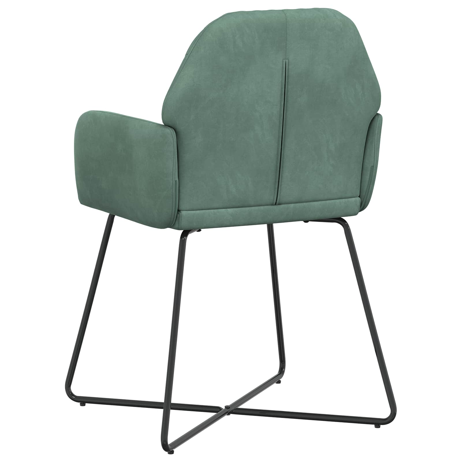 vidaXL Krzesła jadalne 2 pcs Welur Zielony morski 55 x 50 x 84 cm