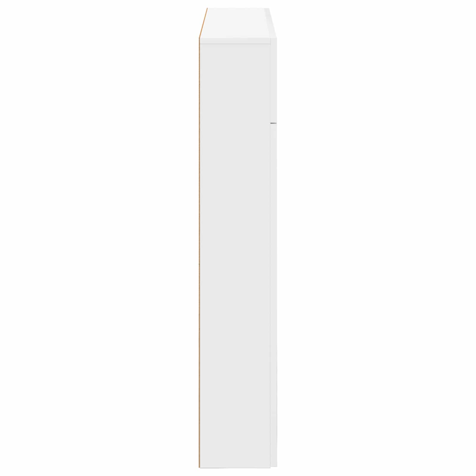 vidaXL Obudowa kominka Biały 102 x 18 x 100,5 cm Drewno inżynieryjne