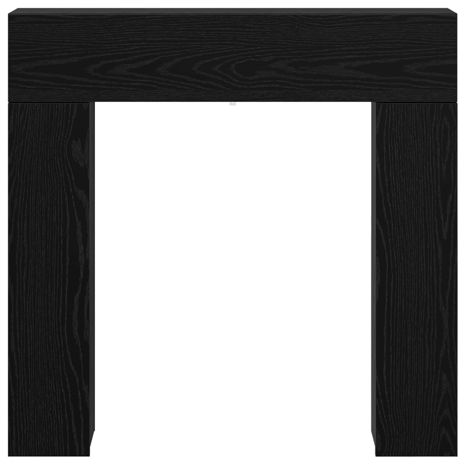 vidaXL Obudowa kominka Czarny dąb 102 x 18 x 100,5 cm