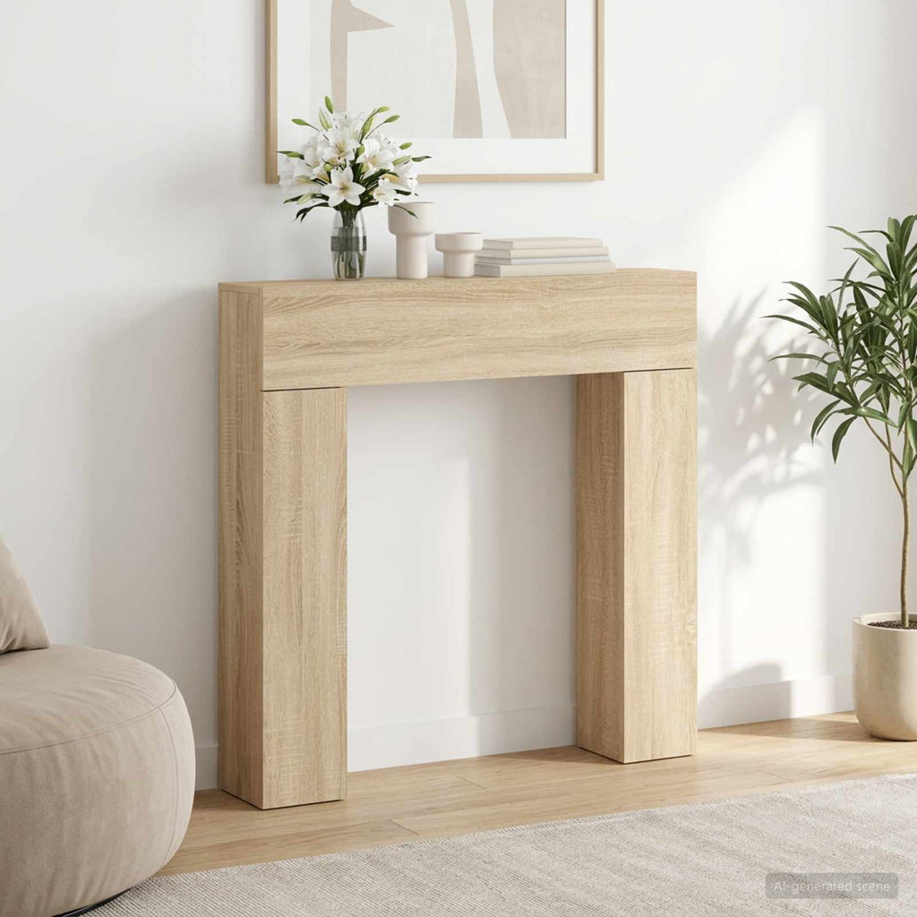 vidaXL Obudowa kominka Sonoma 102 x 18 x 100,5 cm Drewno inżynieryjne