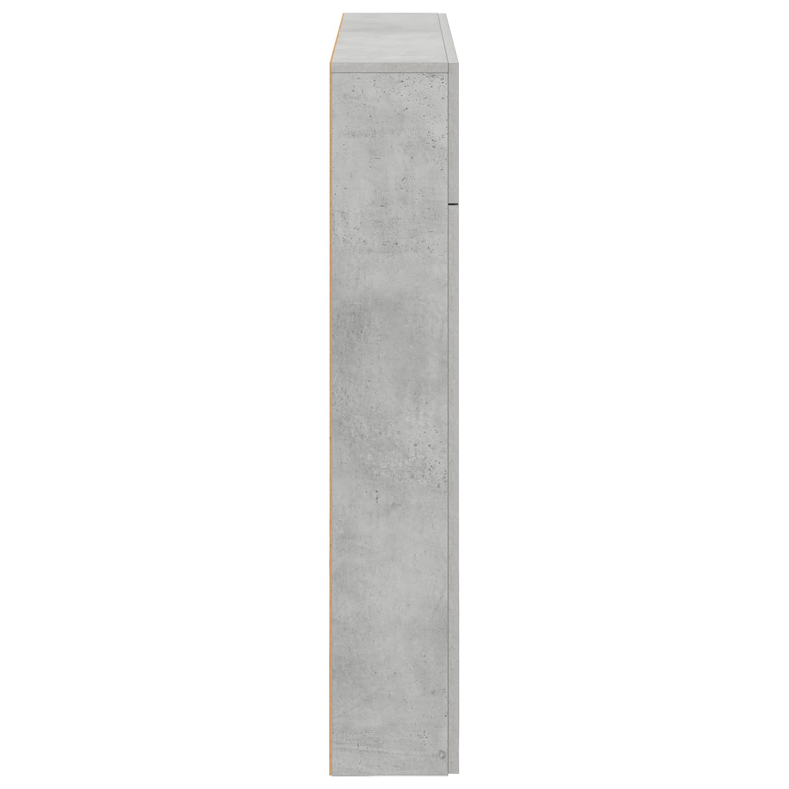 vidaXL Obudowa kominka Betonowy szary 102 x 18 x 100,5 cm