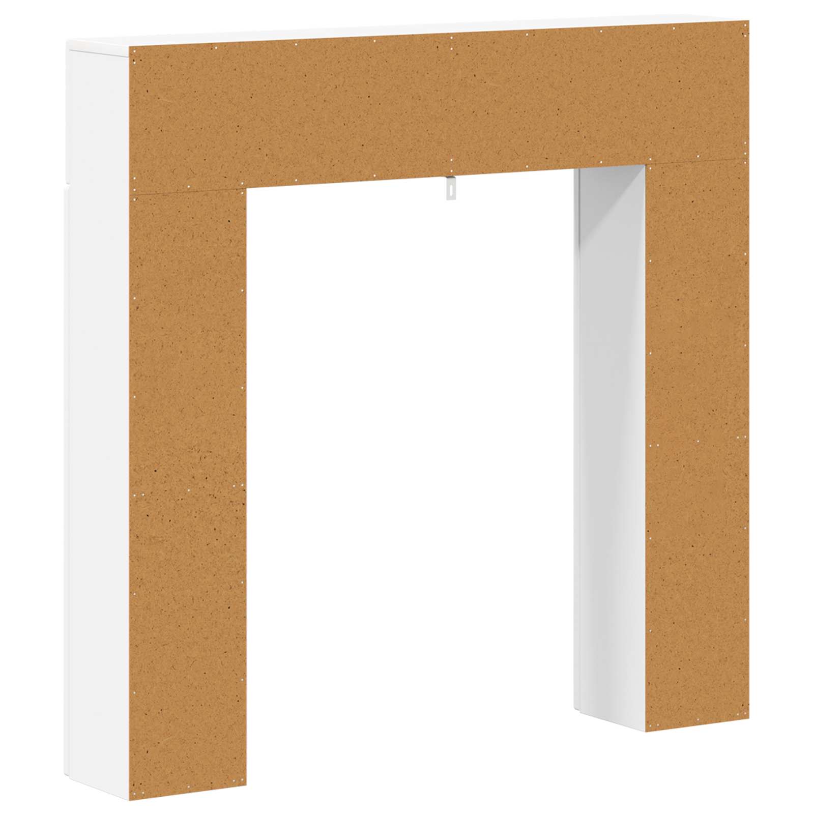 vidaXL Obudowa kominka Biały 102 x 18 x 100,5 cm Drewno inżynieryjne