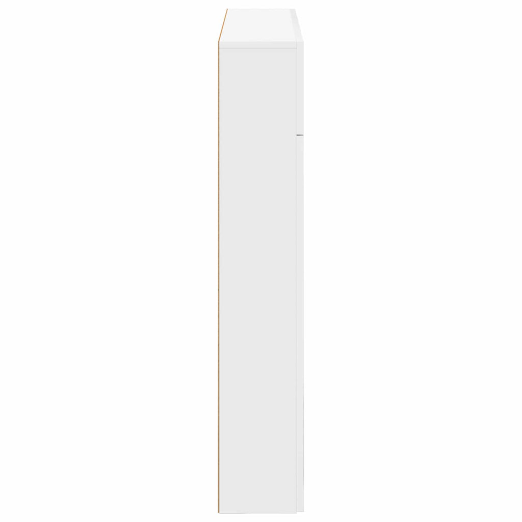 vidaXL Obudowa kominka Biały 102 x 18 x 100,5 cm Drewno inżynieryjne