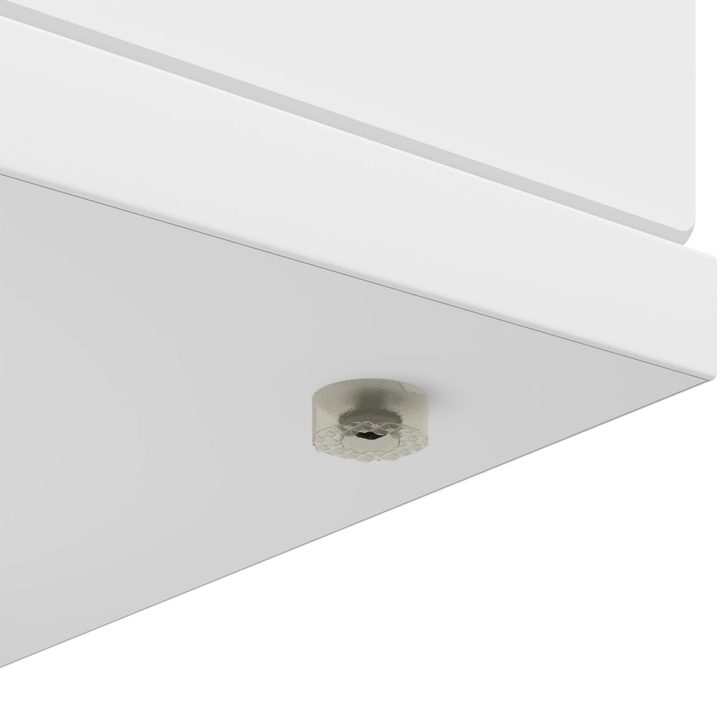 vidaXL Obudowa kominka Biały 100 x 20 x 100 cm Drewno inżynieryjne