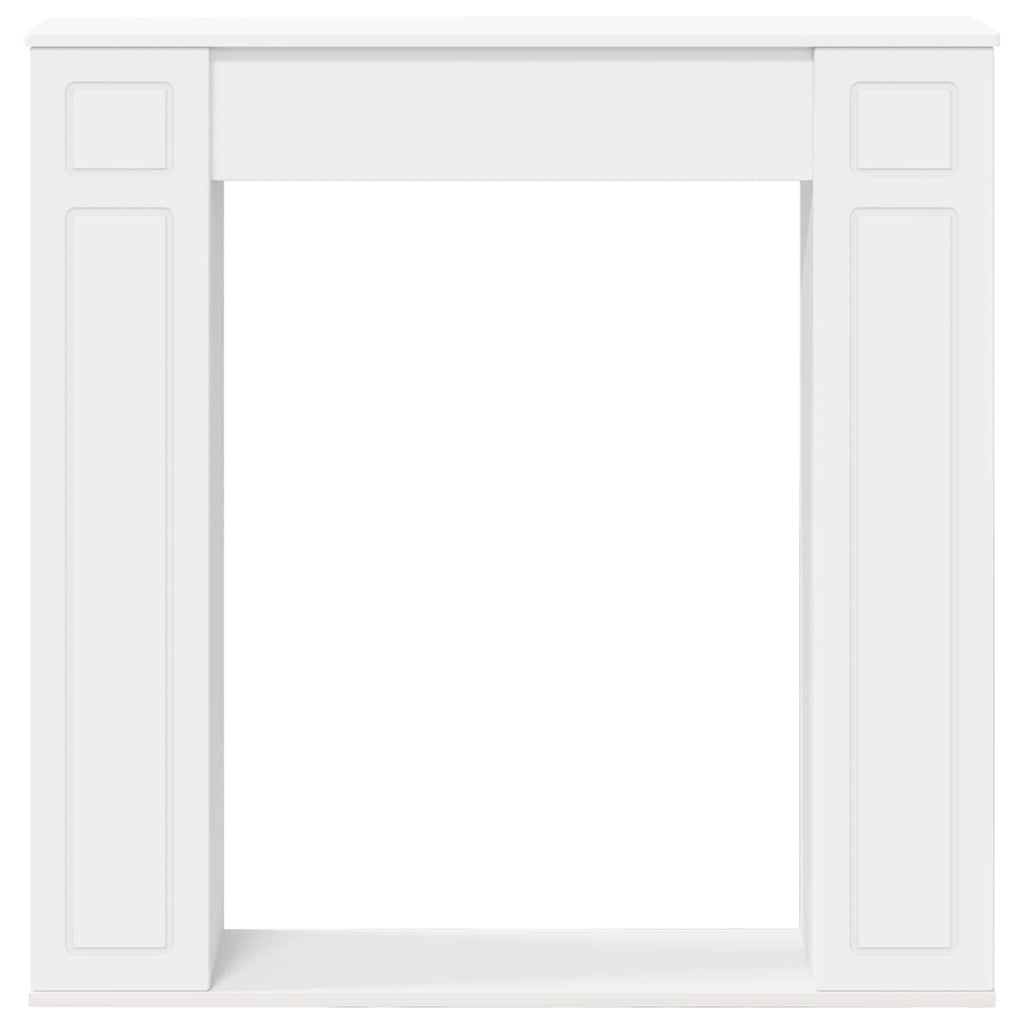 vidaXL Obudowa kominka Biały 100 x 20 x 100 cm Drewno inżynieryjne