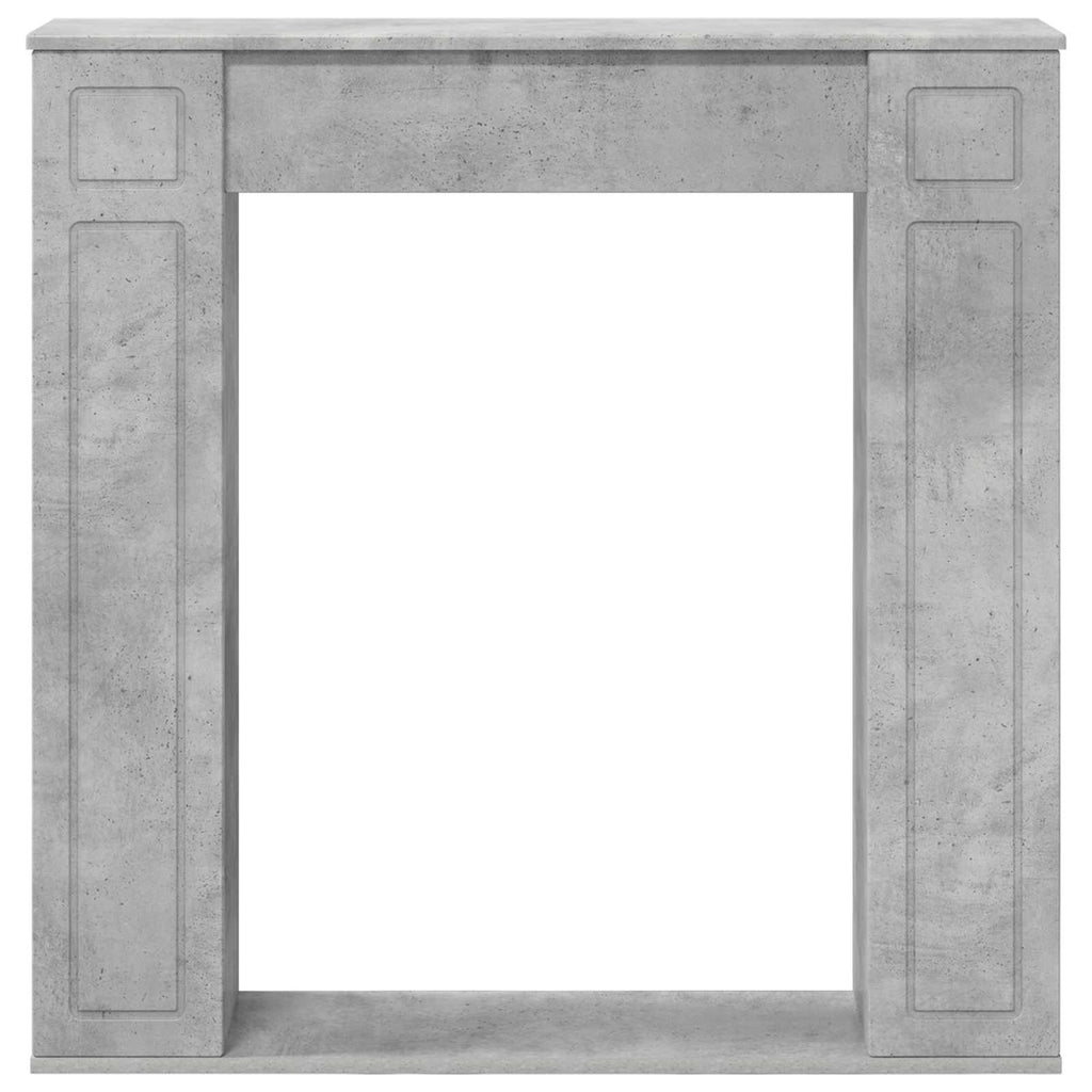 vidaXL Obudowa kominka Betonowy szary 100 x 20 x 100 cm