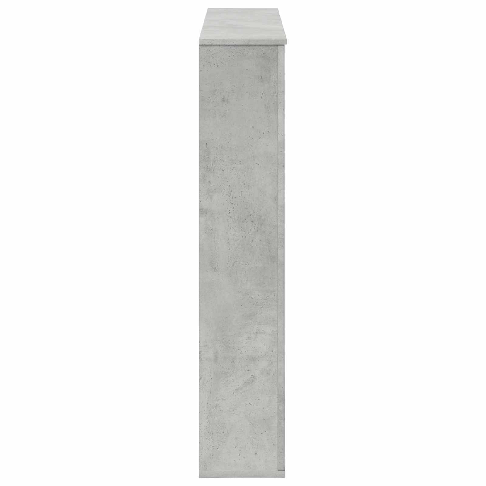 vidaXL Obudowa kominka Betonowy szary 100 x 20 x 100 cm