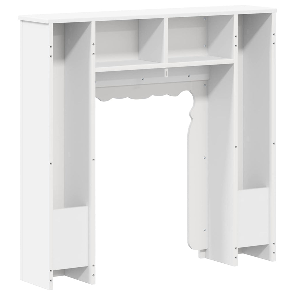 vidaXL Obudowa kominka Biały 93 x 20 x 89 cm Drewno inżynieryjne