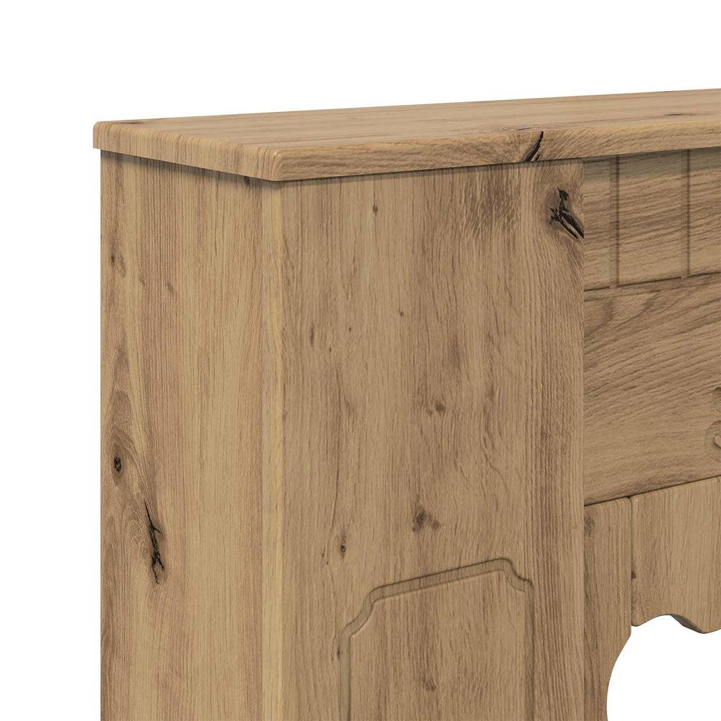 vidaXL Obudowa kominka Dąb artisan 93 x 20 x 89 cm Drewno inżynieryjne