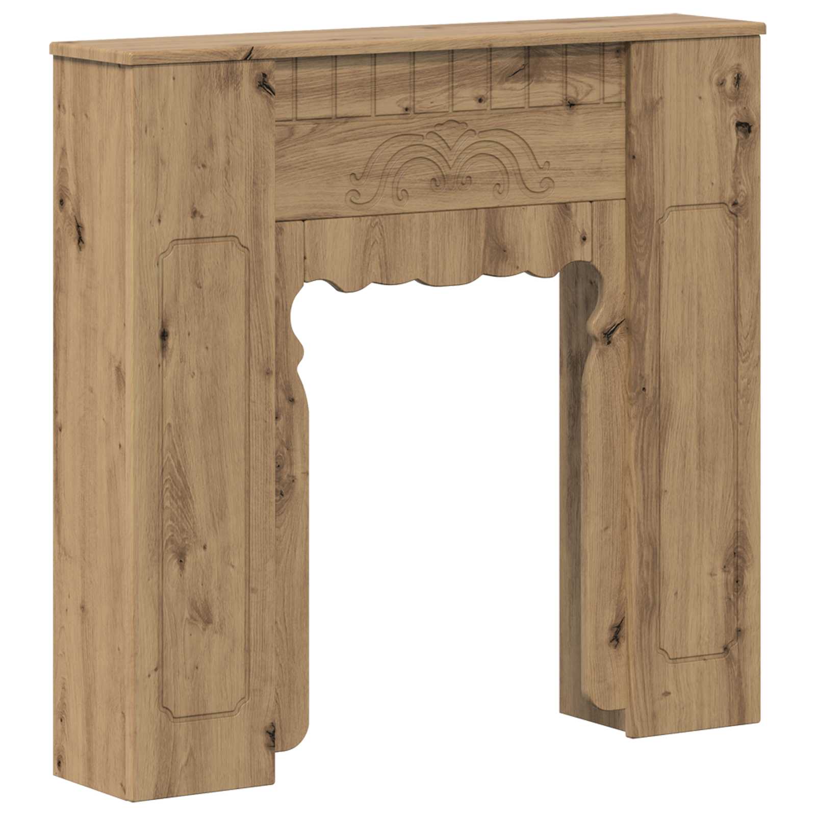 vidaXL Obudowa kominka Dąb artisan 93 x 20 x 89 cm Drewno inżynieryjne