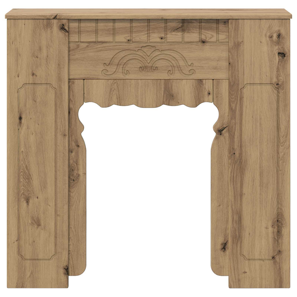 vidaXL Obudowa kominka Dąb artisan 93 x 20 x 89 cm Drewno inżynieryjne