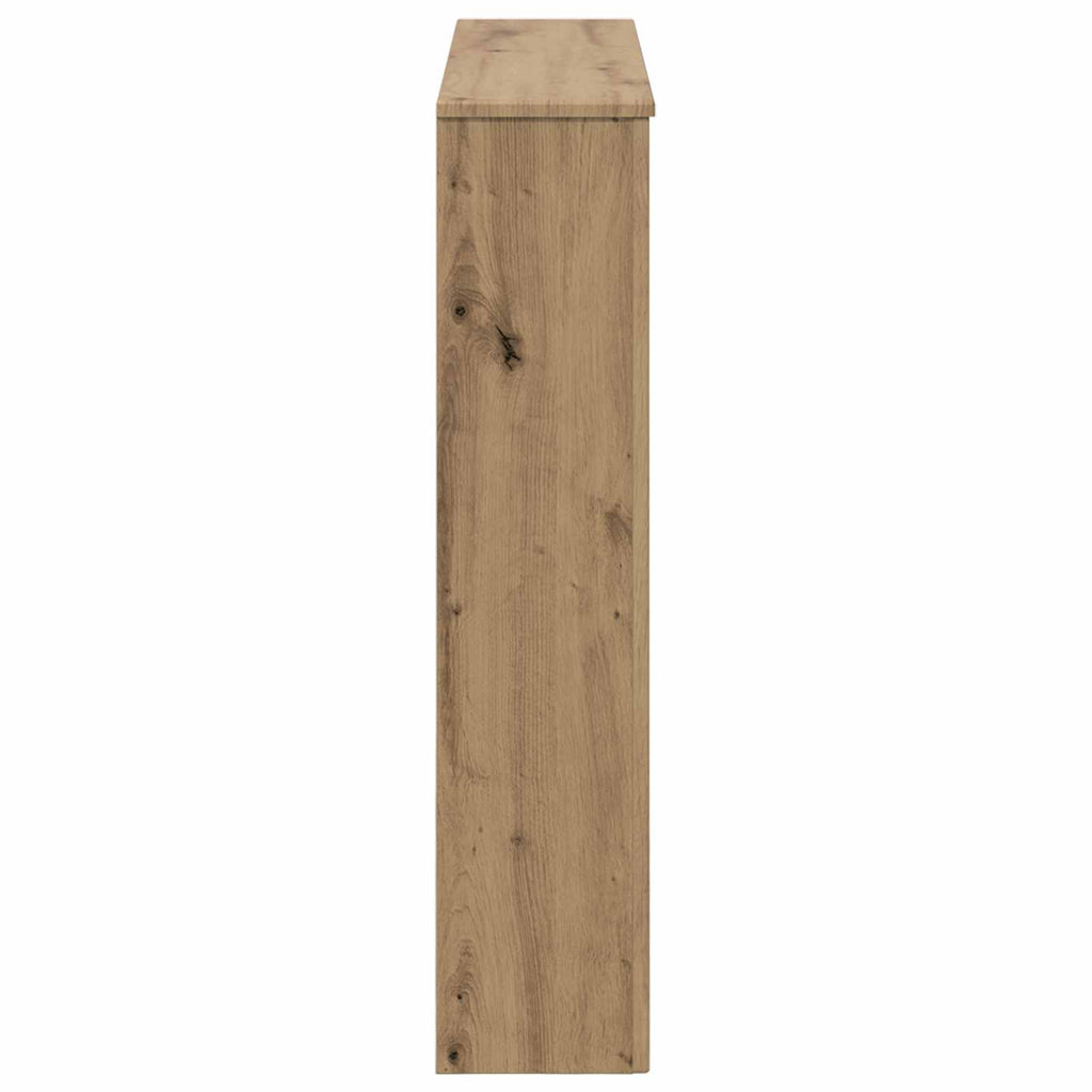 vidaXL Obudowa kominka Dąb artisan 93 x 20 x 89 cm Drewno inżynieryjne