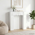 vidaXL Obudowa kominka Biały 102 x 20 x 102 cm Drewno inżynieryjne