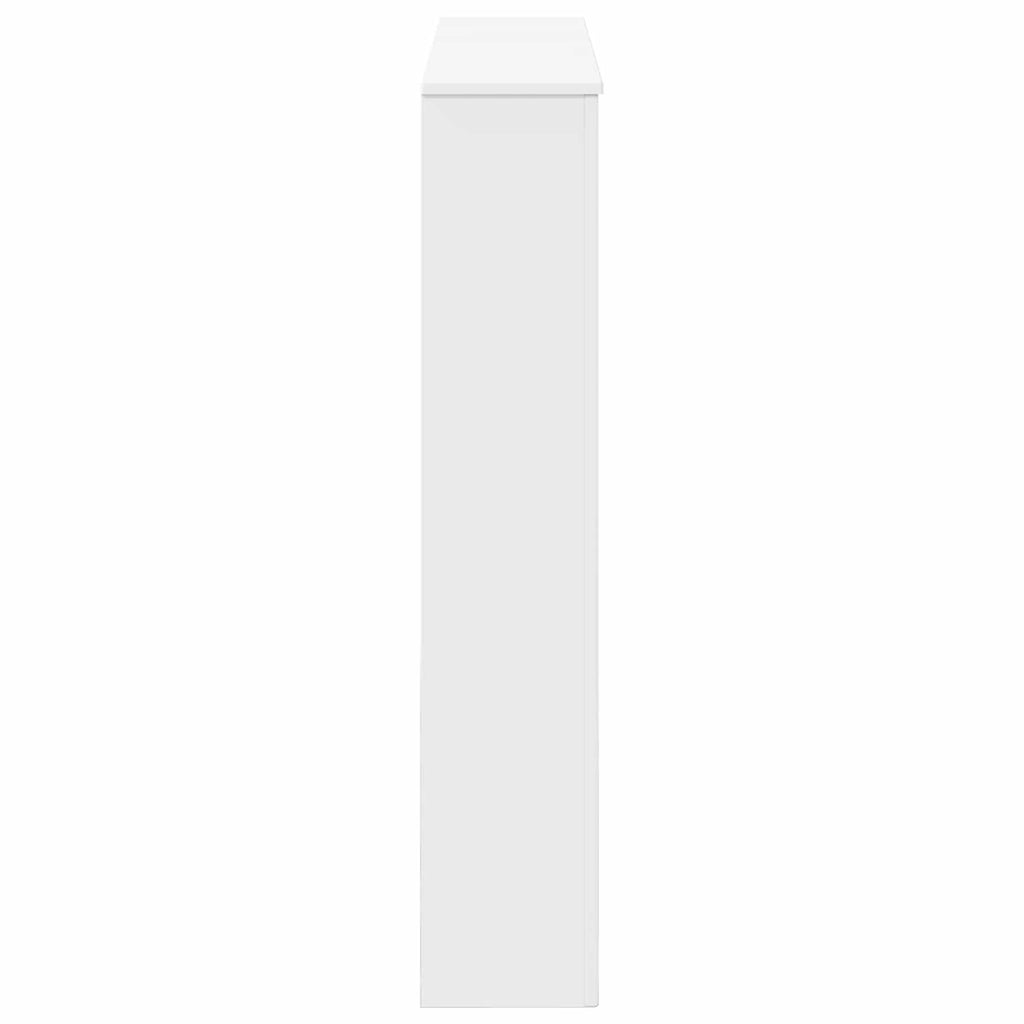 vidaXL Obudowa kominka Biały 102 x 20 x 102 cm Drewno inżynieryjne