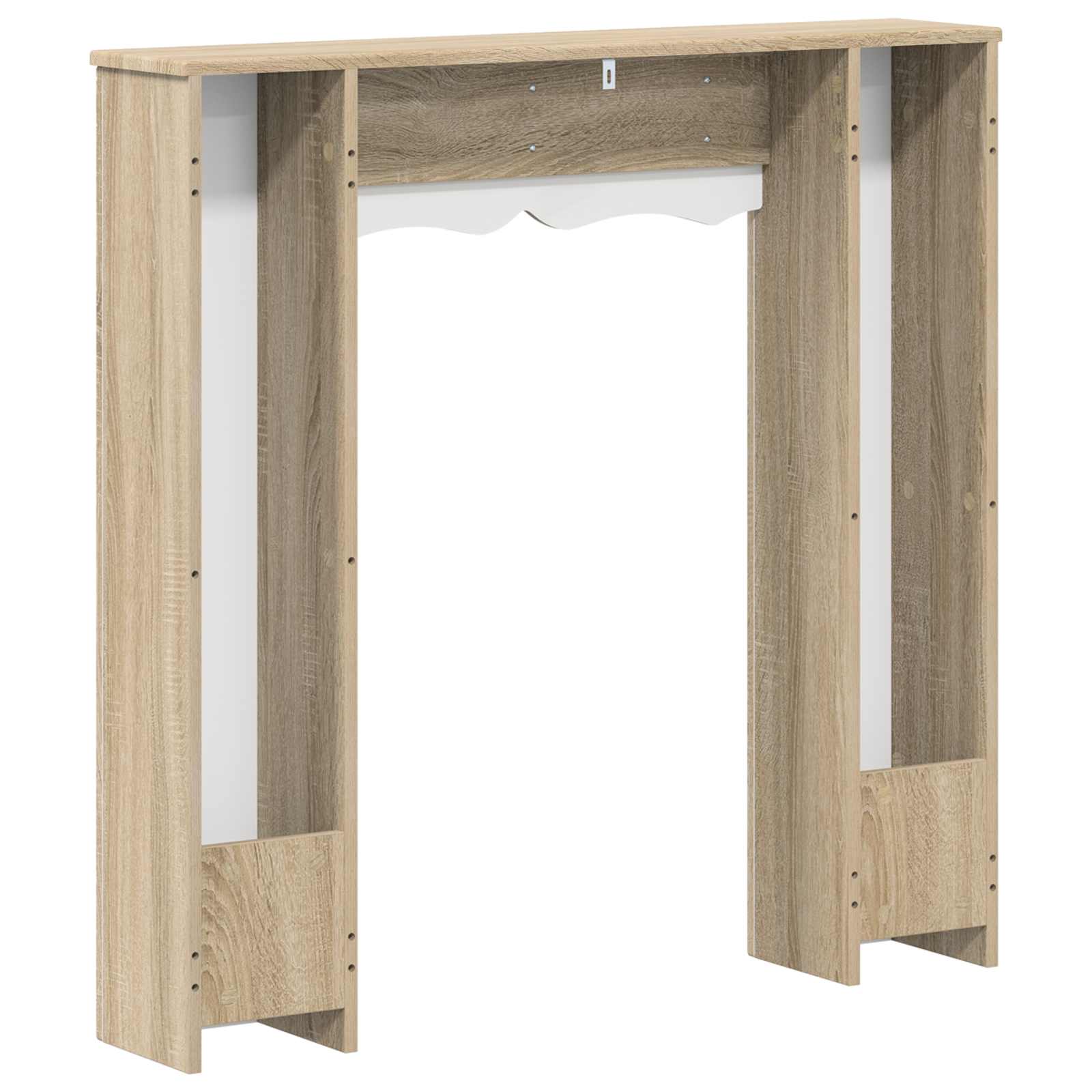 vidaXL Obudowa kominka Sonoma 102 x 20 x 102 cm Drewno inżynieryjne