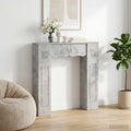 vidaXL Obudowa kominka Betonowy szary 102 x 20 x 102 cm