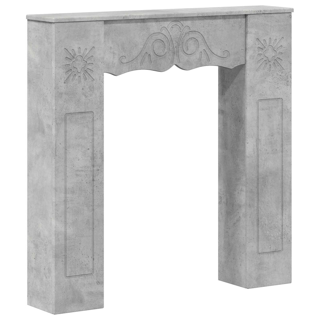 vidaXL Obudowa kominka Betonowy szary 102 x 20 x 102 cm